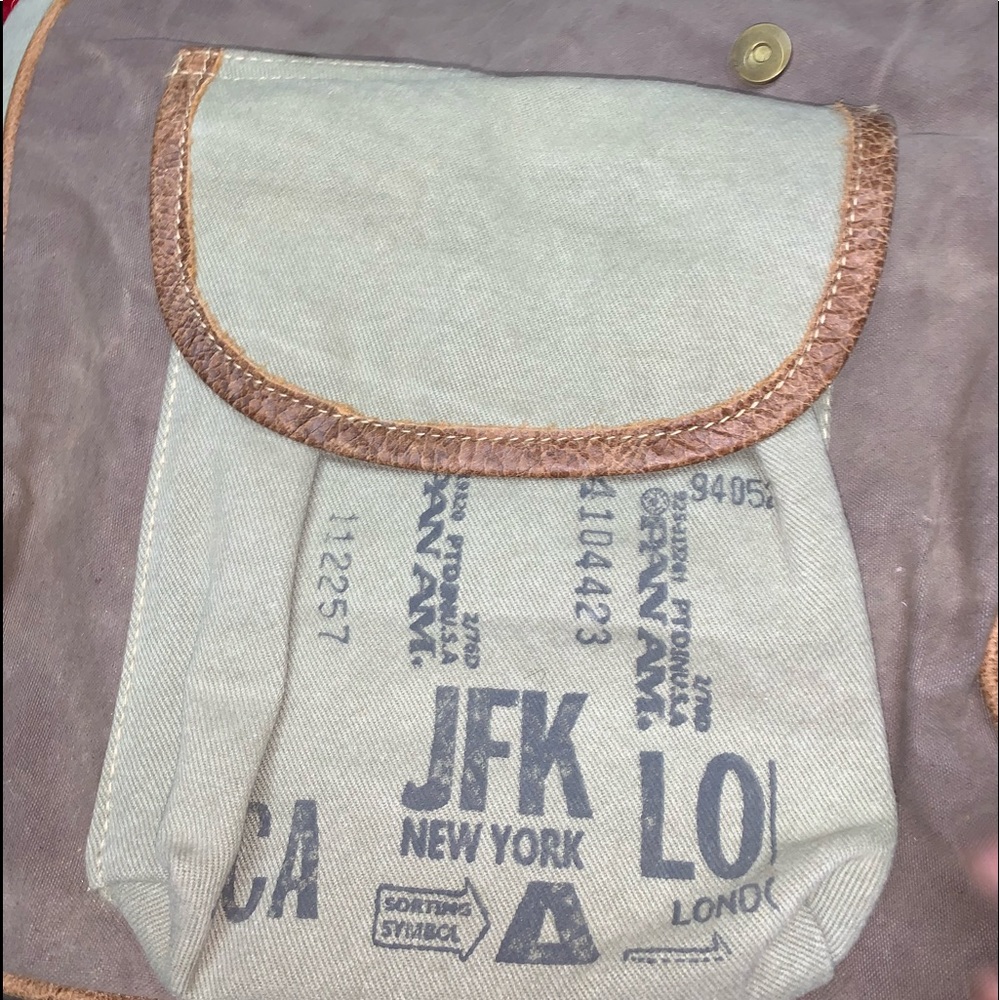 Brand New Distressed Leather Back Pack